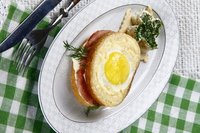 Горячие бутерброды c яйцами