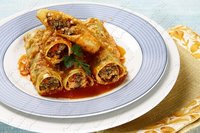 Каннелони с мясом и овощами