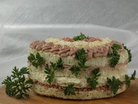 Бутербродный торт