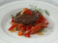 Жареное мясо барашка по-испански