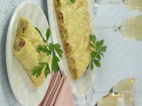 Блинчики с сырной начинкой