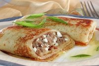 Блинчики с мясом