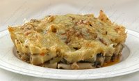 Запеканка из макарон с овощами