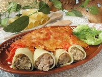 Макароны фаршерованные -