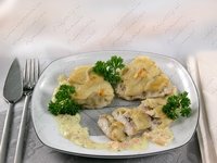 Рыба с яблоками