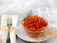 Острая закуска из морковки