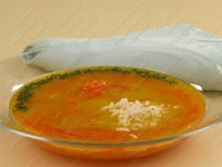 Суп рисовый с морковью