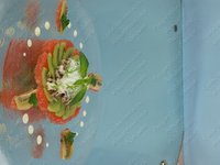 Киви-салат с перепелкой