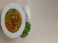 Суп картофельный с кабачками