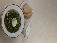 Суп мясной с грибами