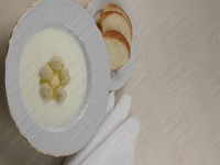 Суп молочный с картофельными фрикадельками