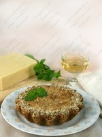 Сырный кекс с орехами