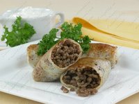 блинчики с мясом