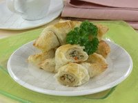 рогалики с мясом