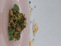 Закуска грибная с морской капустой