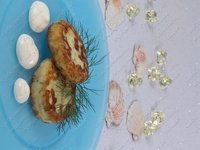 Сырники из творога с картофелем и морской капустой