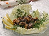 Салат из куринной печени-