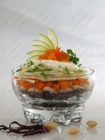 Салат-коктейль с краснокачанной капустой