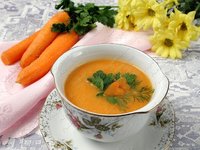 Суп-пюре из моркови -