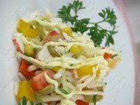 Салат с кукурузой и рисом