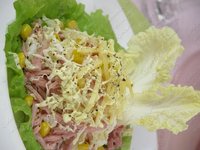 Салат с капустой и сыром