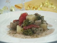 Папинья с мясом