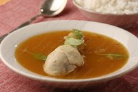 Суп куриный по-индийски