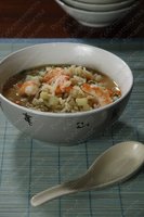 Китайский рисовый суп