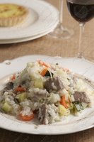 Плов с овощами и мясом