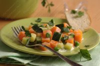 Овощи припущенные в сметанном соусе