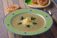 Суп-пюре из цветной капусты с кабачками