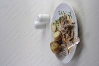 Бефстроганов из вареного мяса