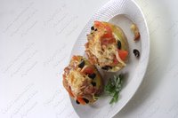 Картофель запеченный с беконом