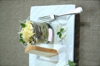 Салат с печенкой и соленым огурцом