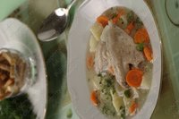 Суп из цыпленка с овощами
