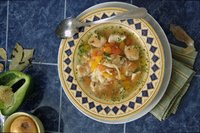 Креольский куриный суп
