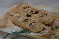 Фугасс с артишоками и анчоусами