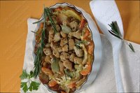 Запеканка с индейкой и овощами