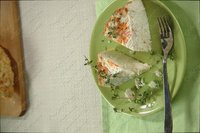 Торт с рисом и куриным филе