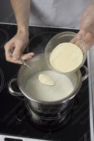 Манная каша с шоколадом и медом