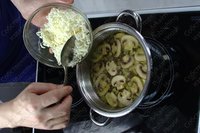 Сырный суп с шампиньонами