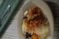спагетти с соусом из морепродуктов