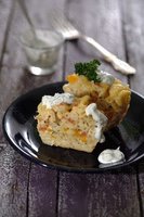 Запеканка из макарон с овощами